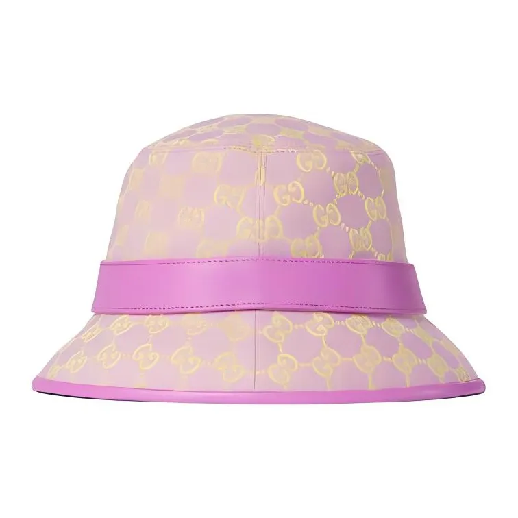 GUCCI Canvas Bucket Hats Women's Purple-2