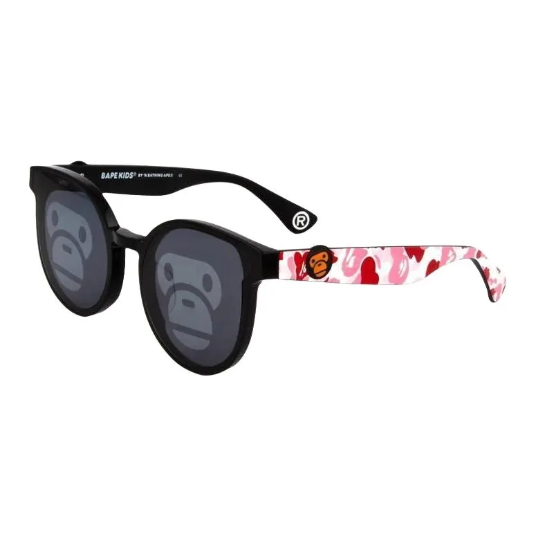 A BATHING APE Plate Frame Irregular Shape Sunglasses Kids' Multicolor-2