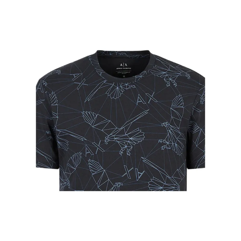 ARMANI EXCHANGEAE SS23 T Shirt Men's Marine Blue-4