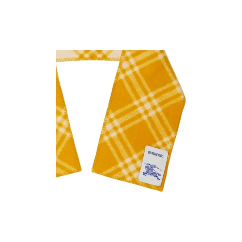 Burberry Wool Shawls Women's Yellow-2