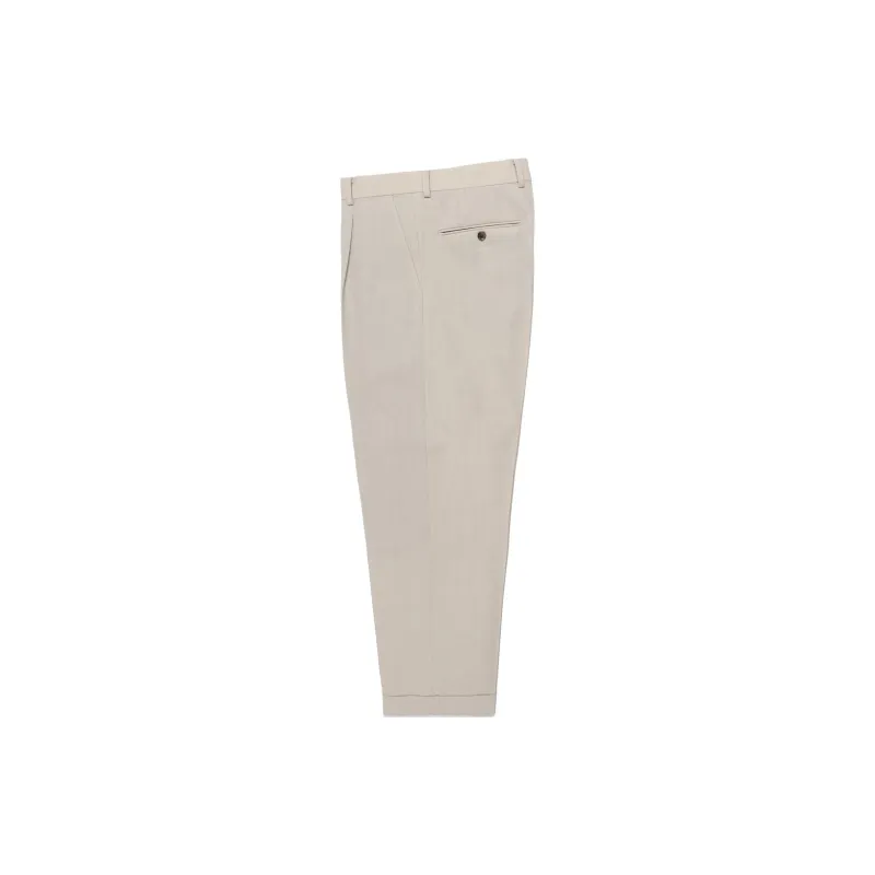 WACKO MARIA x DORMEUIL FW24 TYPE-2 Suit Trouser Unisex Light Beige-1