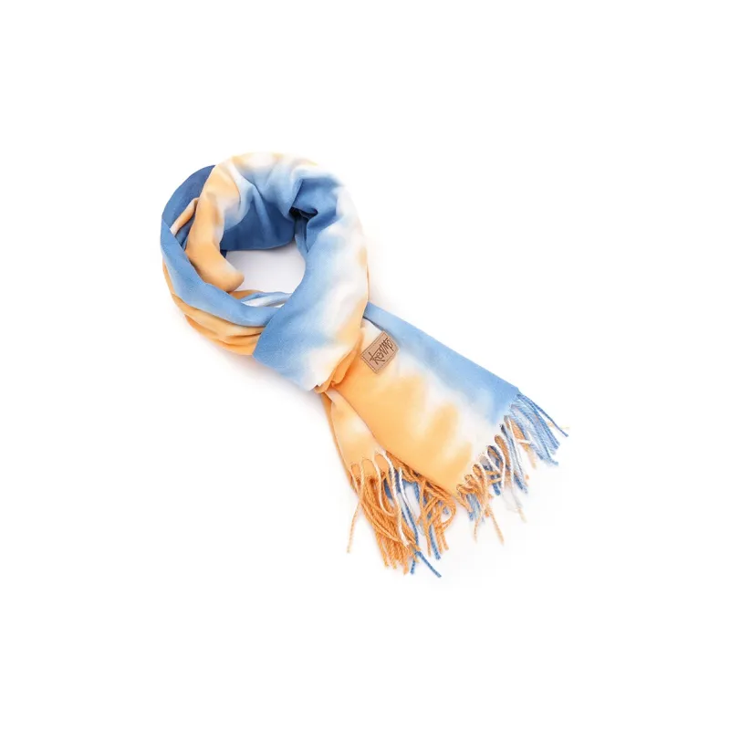 KENMO Polyester Knit Scarves Unisex-21