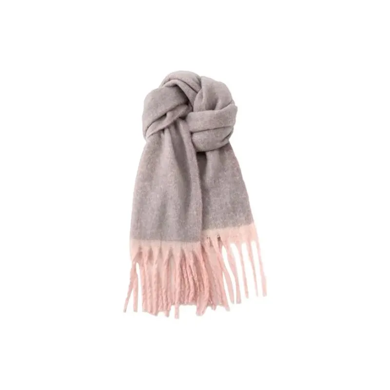 PISHUSHU Polyester Knit Scarves Unisex-1