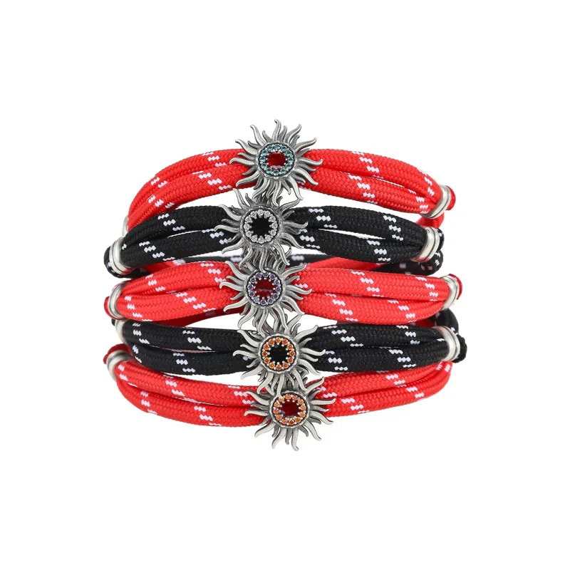 The Next Life 925 Sterling Silver Synthetic Cubic Zirconia Bracelets Unisex-1