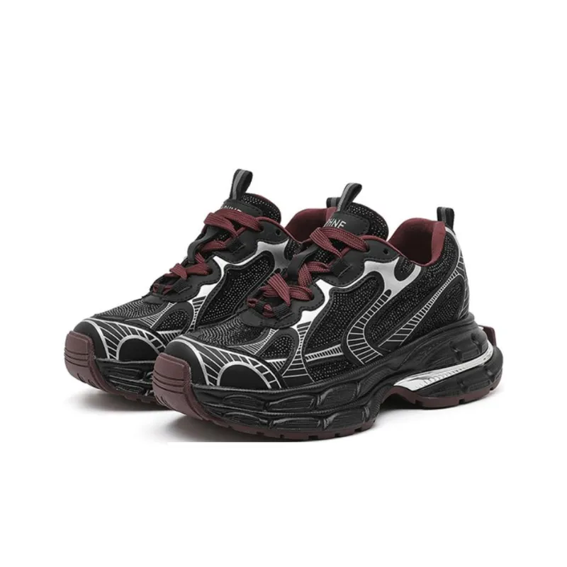 DAPHNE Low Top Chunky Sneakers Women's-2