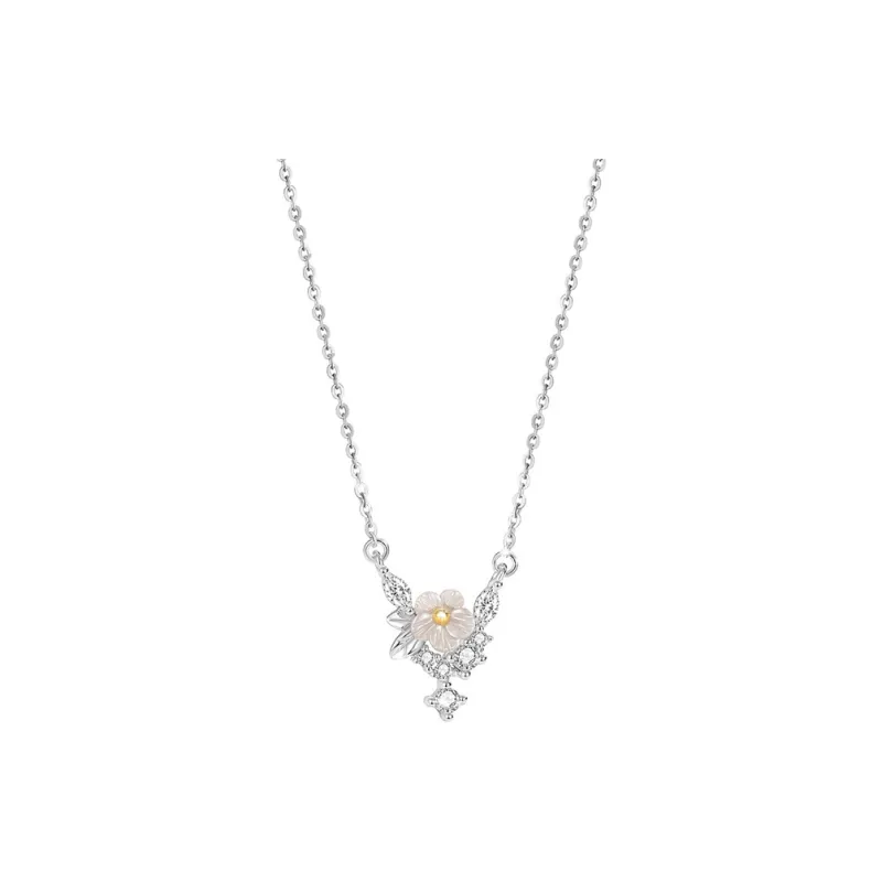 Lockstarfy Mother Of Pearl Necklaces Women's-0
