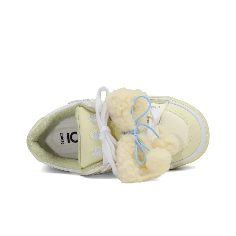 B10CROWN Wear resistant Lightweight Breathable And Non slip. Low Top Skateboard Shoes Women's Cream Donut-4