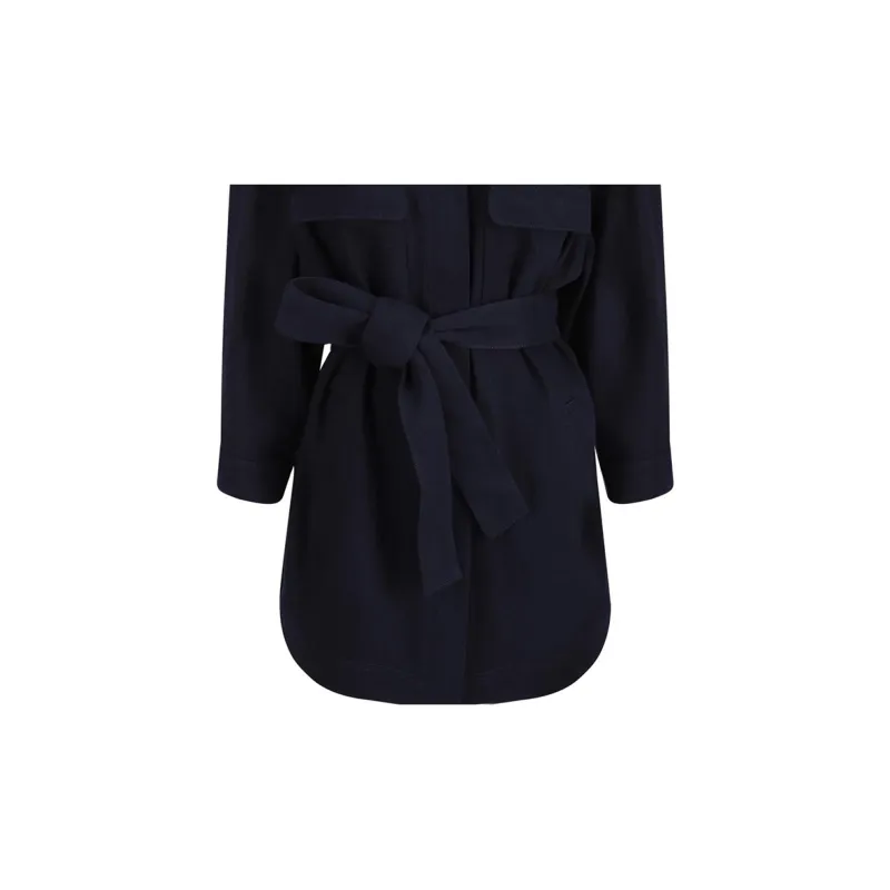 GIORGIO ARMANI Coats Women's Marine Blue-4