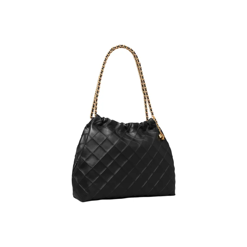 TORY BURCH Fleming Hobo Bag Black-1