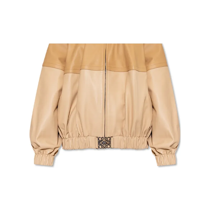 LOEWE Nappa Bomber Jacket Beige/Sand-4