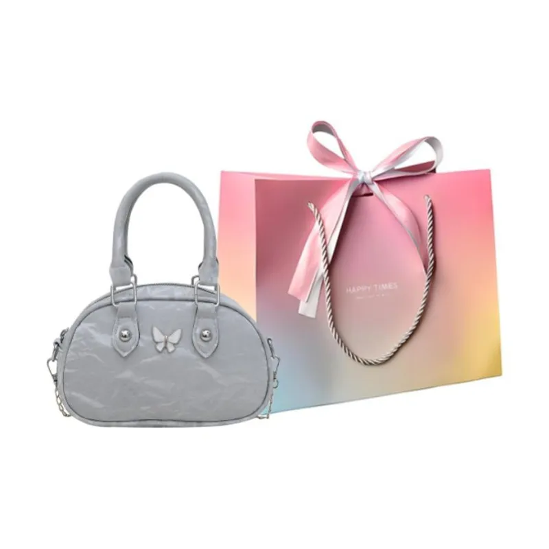 Yalu PU Shoulder Bag, Crossbody Bag, Handbag Women's Silver/Black/Green/Blue/Pink-0