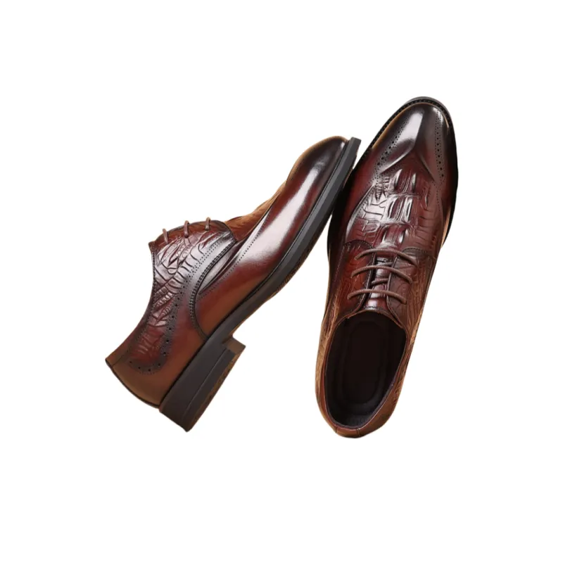 Help Dress Shoes Men Low Top-4