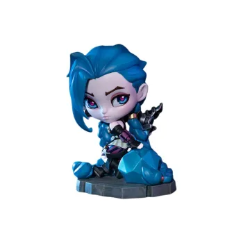 LEAGUE OF LEGENDS Jinx Double City War Gold Kisk Chibi Figures