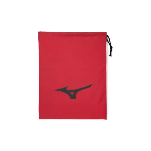 Mizuno Nylon Shoe Bag Storage Bag Large Size Unisex Red Black