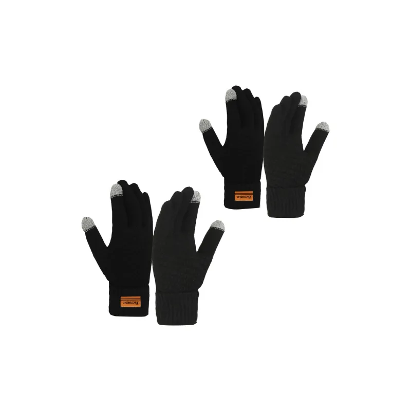 FACTORIAL Acrylic Knit Gloves Unisex-4