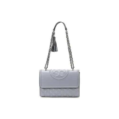 TORY BURCH Fleming Sheepskin Portable Crossbody Bag Shoulder Bag Women's Blue