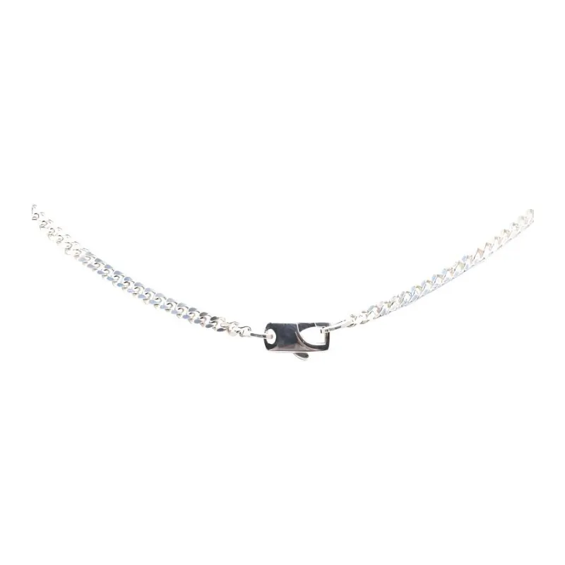 GUCCI 2000-2015 Sterling G Bar Pendant Costume Necklace-1