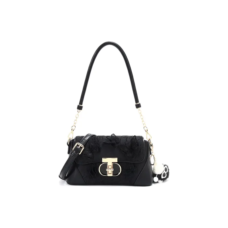 Carit&Koty Polyurethane Synthetic Leather Handbag Shoulder Bag Crossbody Bag Medium Size Women's Pink White Black-18