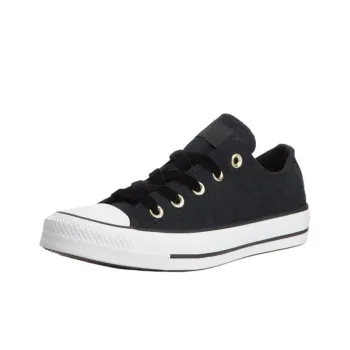 Converse CHUCK TAYLOR Anti Slip Wear Resistant Low Top Skateboard Shoes Unisex Black