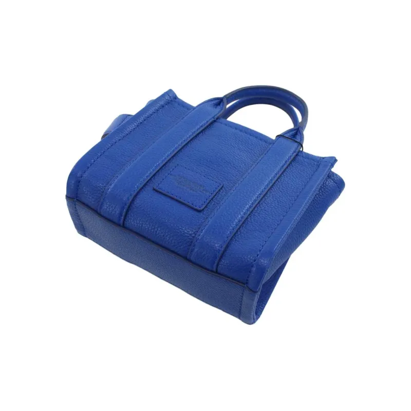 MARC JACOBS Leather Shoulder Bag, Crossbody Bag, Handbag Women's Royal Blue-2