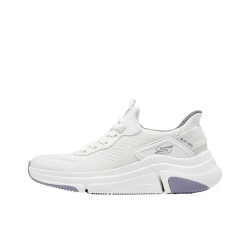 Skechers Bob's SPORT Cushioning Coverage Support Breathable Low-Top Casual Shoes Women's Ivory