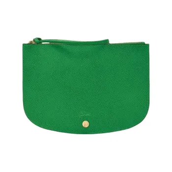 LONGCHAMP Épure Cow Leather Clutch Women's Green