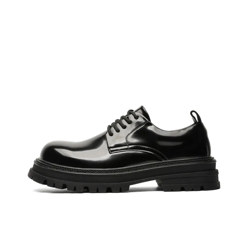 Chi Wolf Derby Shoes Casual Shoes Men's Black-0