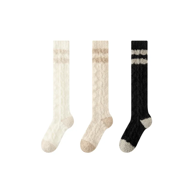 XXLLG Knee High Socks Women's 3 Pack-6