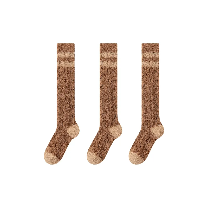 XXLLG Knee High Socks Women's 3 Pack-16
