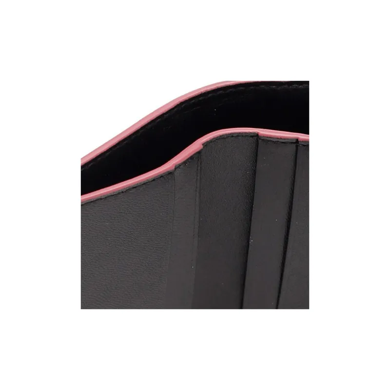BVLGARI Cow Leather Wallet Women's Pink-4
