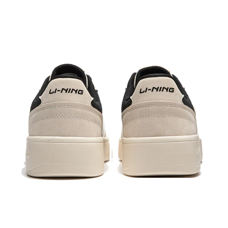 LiNing Yuanbao V2 Anti Slip Wear Resistant Skateboard Shoes Men's White Black-5