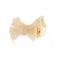 Beige Bowknot Double-Sided Claw Clip