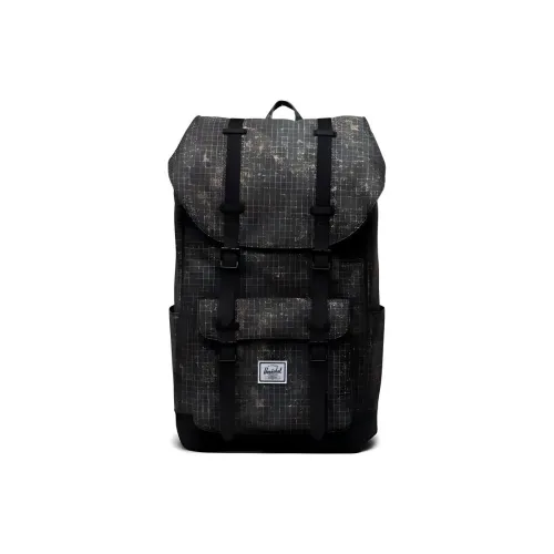 Herschel Recycled Material Fabric Backpack Regular Men's Dark Green