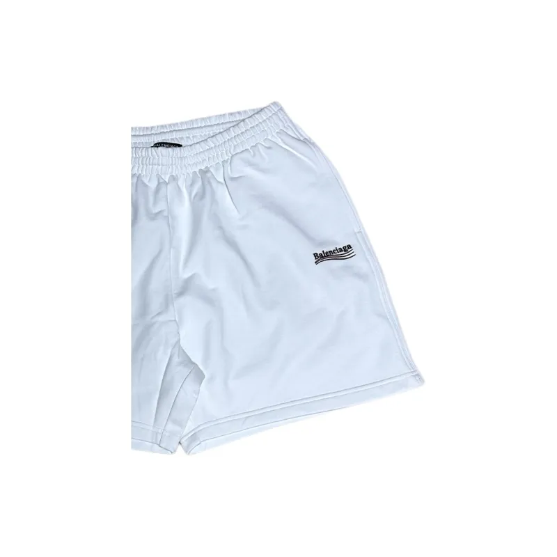 Balenciaga SS22 Casual Shorts Regular Fit Unisex White-3