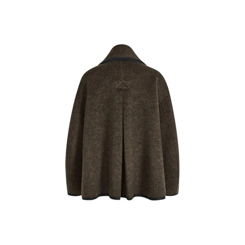KUOSE Coats Women's Gray Green-1