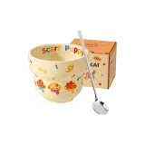[Scarf Puppy]300ml Mug with Spoon
