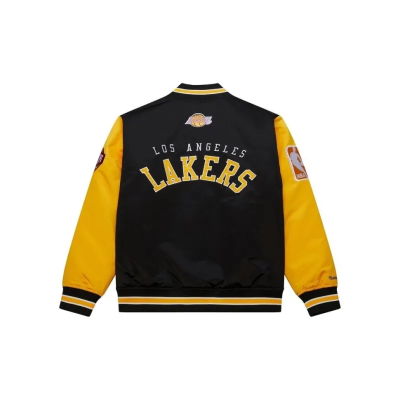 Mitchell & Ness x NBA Los Angeles Lakers Jackets & Coats Men's Black/Yellow-1