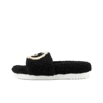GUCCI Women's Slide 'Interlocking G Merino Wool Black' Women's