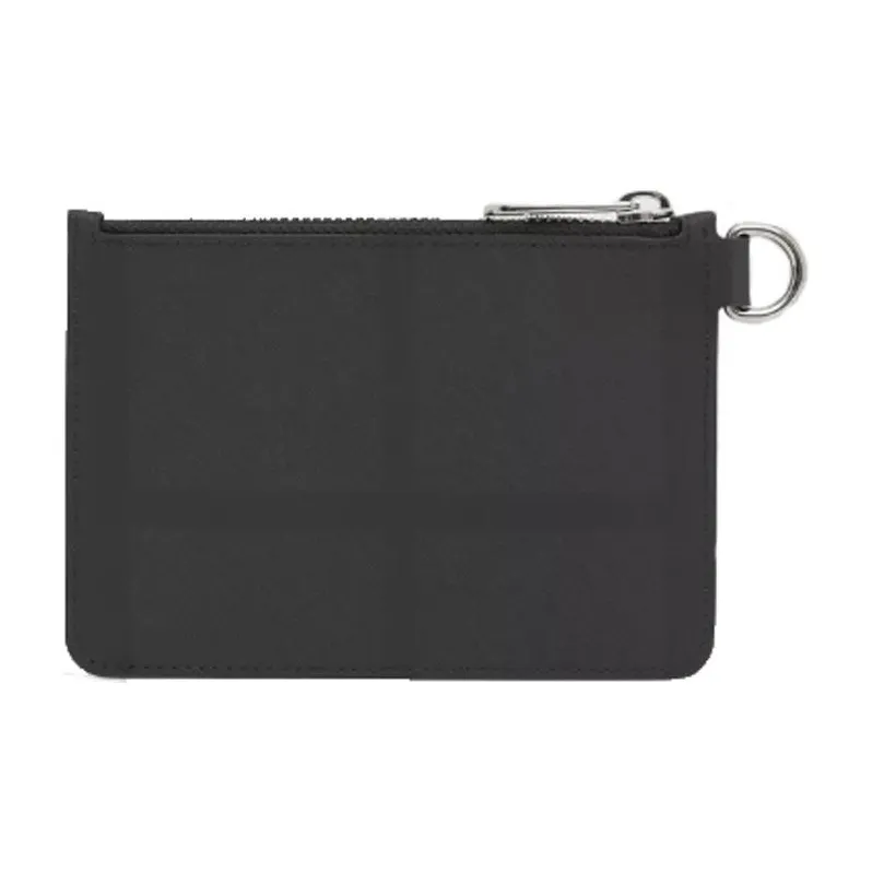 Burberry PVC Card Holder Coin Purse Men's Black-2