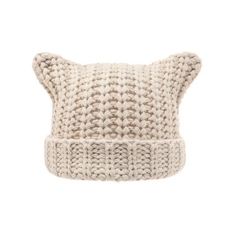FREE RABBITⅡ Winter Casual Versatile Warm Cold Resistant Thickened Headwrap Hat Unisex-0