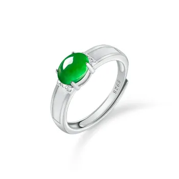 LIANGYUXI Ice Type Jadeite Rings Unisex