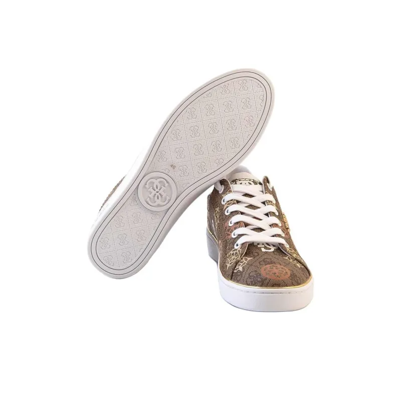 GUESS Low-Top Skateboard Shoes Women's Brown-4