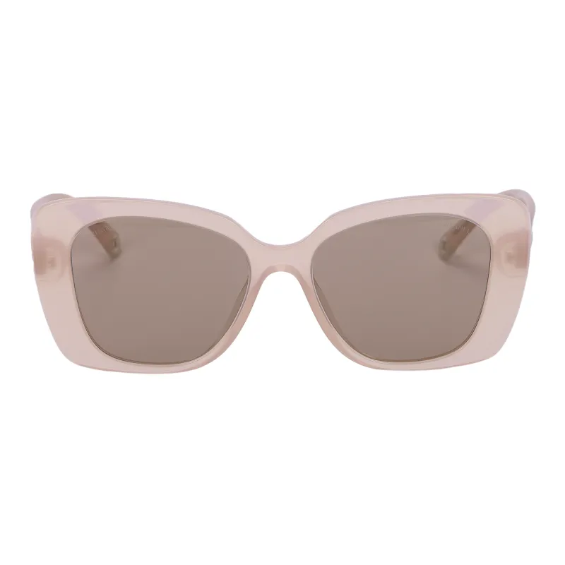 CHANEL Plate Frame Rectangular Sunglasses Unisex Pink-1