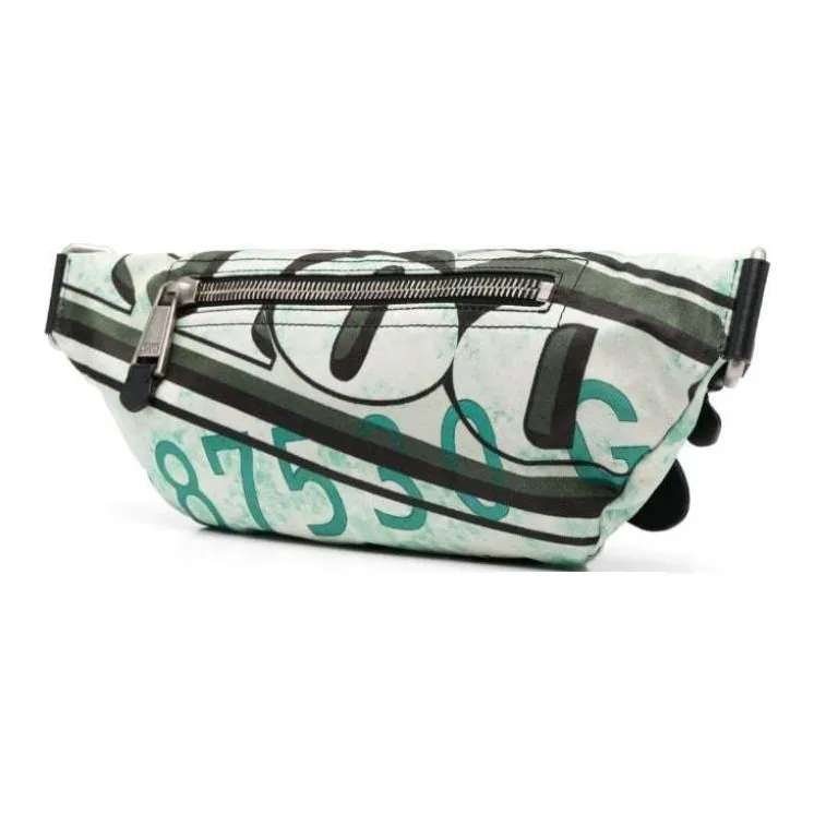 MOSCHINO Polyester Sling Bag Fanny Pack Men's Mint Green-1
