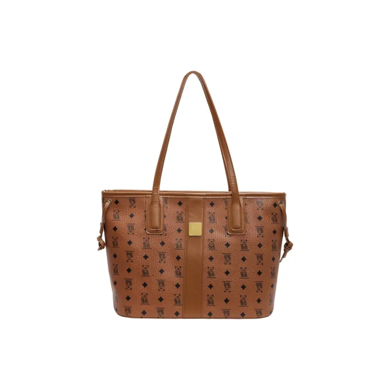 DALO PU Handbag, Shoulder Bag Women's Pink/Brown/Black/White-3