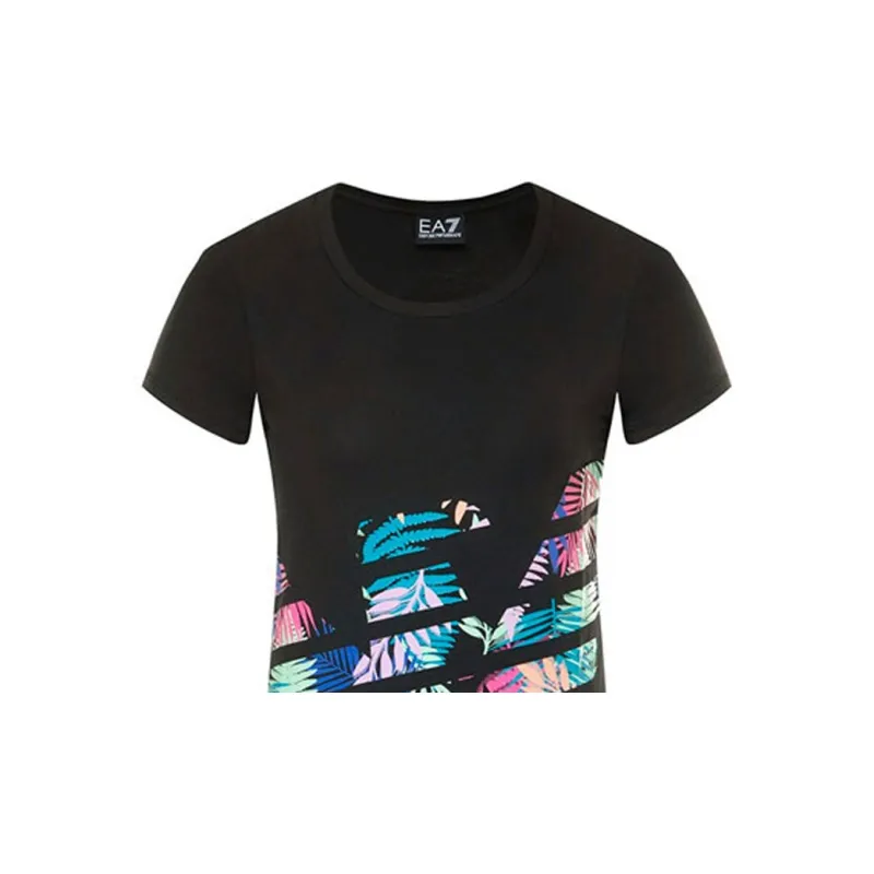 EMPORIO ARMANI EA7 Regular T Shirt Women's Black-5
