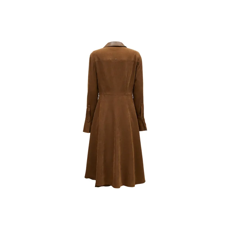 ONLY Long Sleeved Dresses Women's Seaweed Green-1