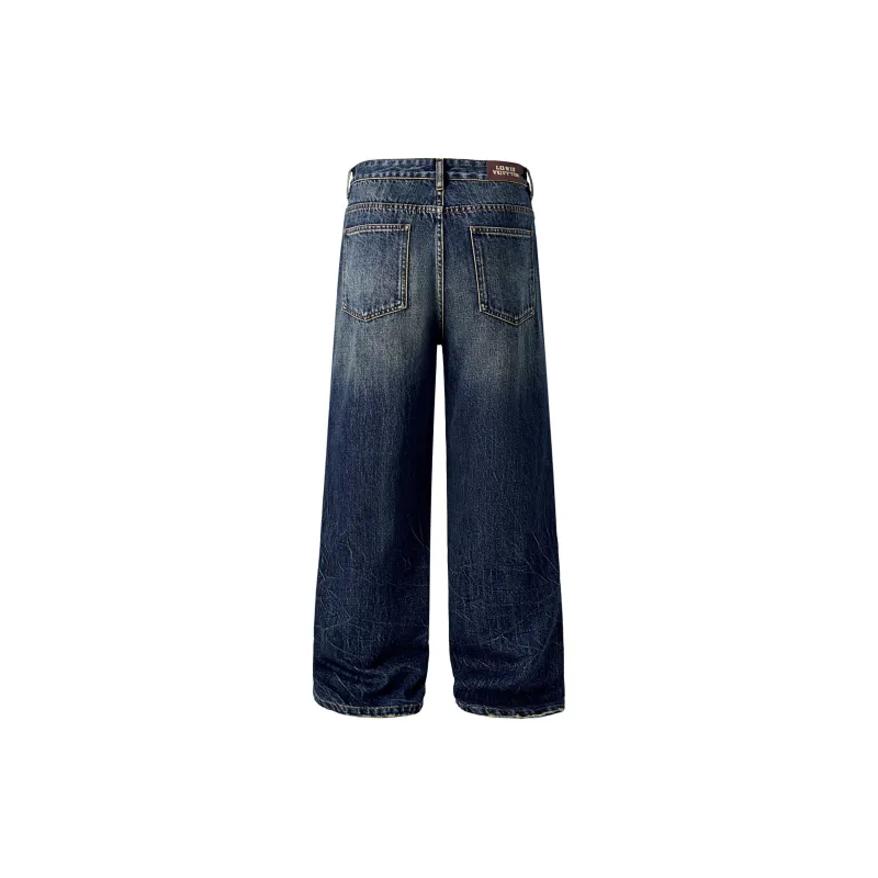 SONGS ALONG Jeans Unisex Royal Blue-3