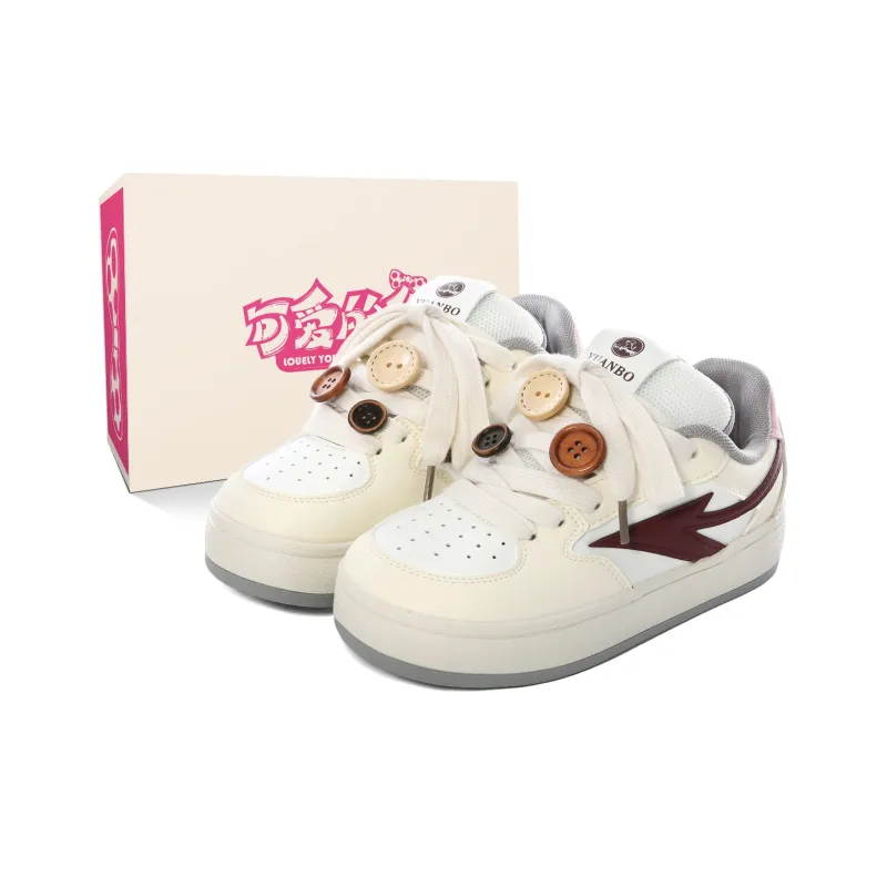 Lovely You Wear-resistant And Lightweight Low-Top Skateboard Shoes Women's-54