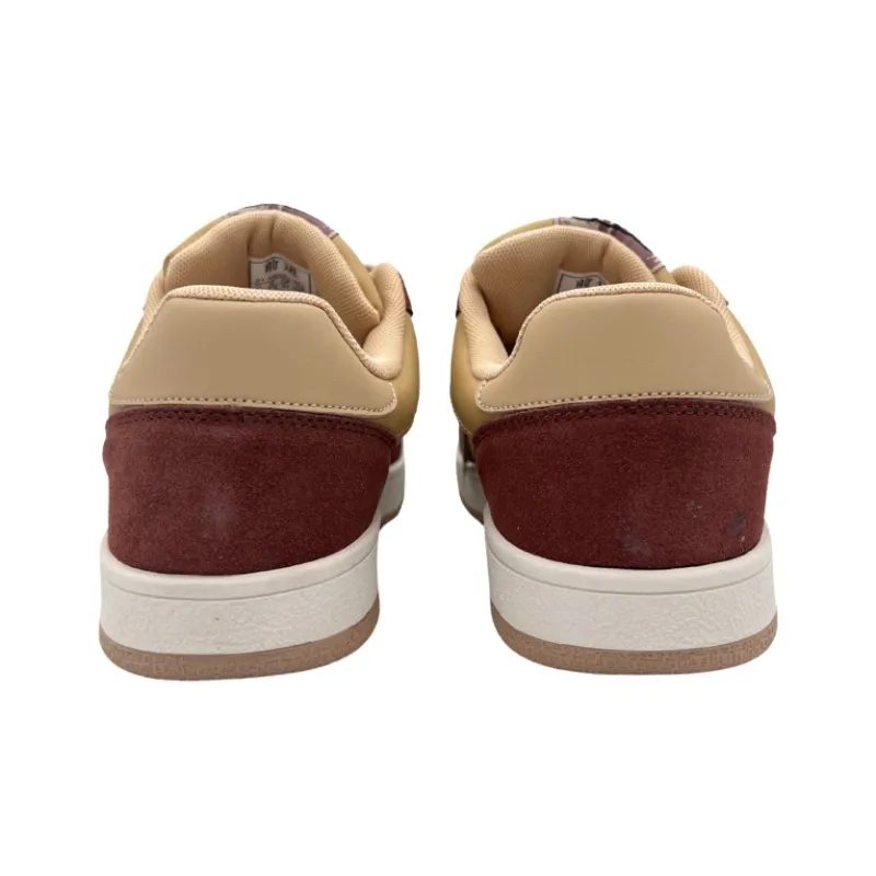 QIANJIN Anti Slip Wear Resistant Mid Top Skateboard Shoes Men's Coffee-3